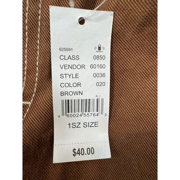 John Galt Brandy Melville High Rise Y2K Brown Carpenter Jeans Women's Small S - Picture 8 of 8